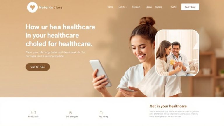 user friendly healthcare website design